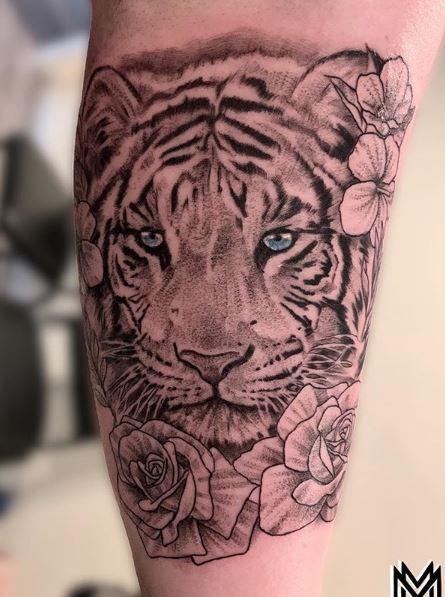 Tattoos - Matt Morrison White Tiger - 139611